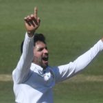 Keshav Maharaj celebrates Proteas Ban 11 April 2022