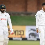 Keshav Maharaj celebrates SA Bang 10 April 2022