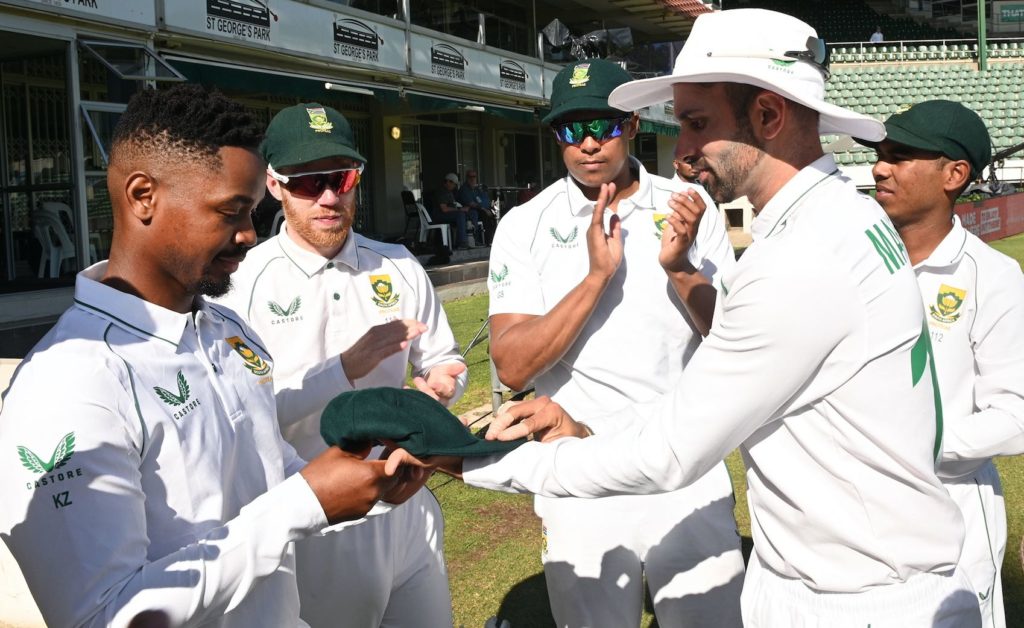 Khaya Zondo Test cap 11 April 2022