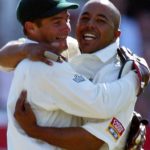 Mark Boucher Paul Adams hug