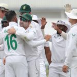 Proteas celebrate Elgar Maharaj 2022