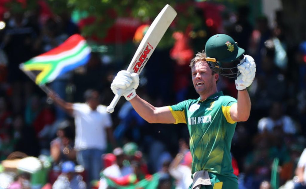 AB de Villiers SA hundred