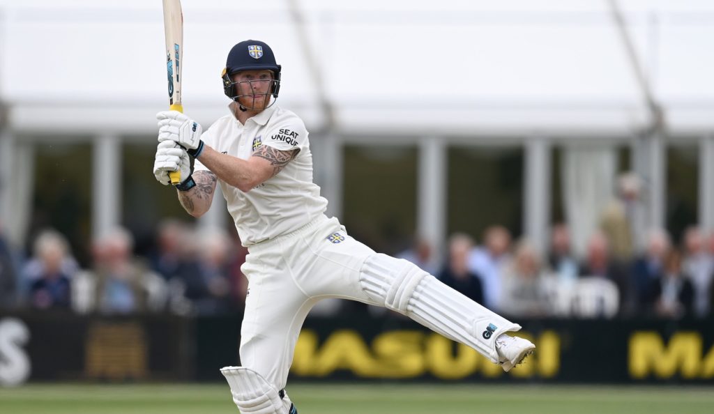 Ben Stokes Durham 6 May 2022