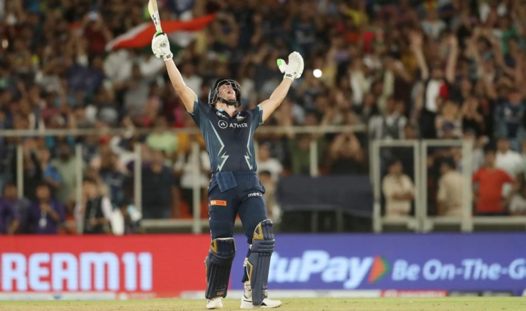 David Miller celebrates IPL final 2022