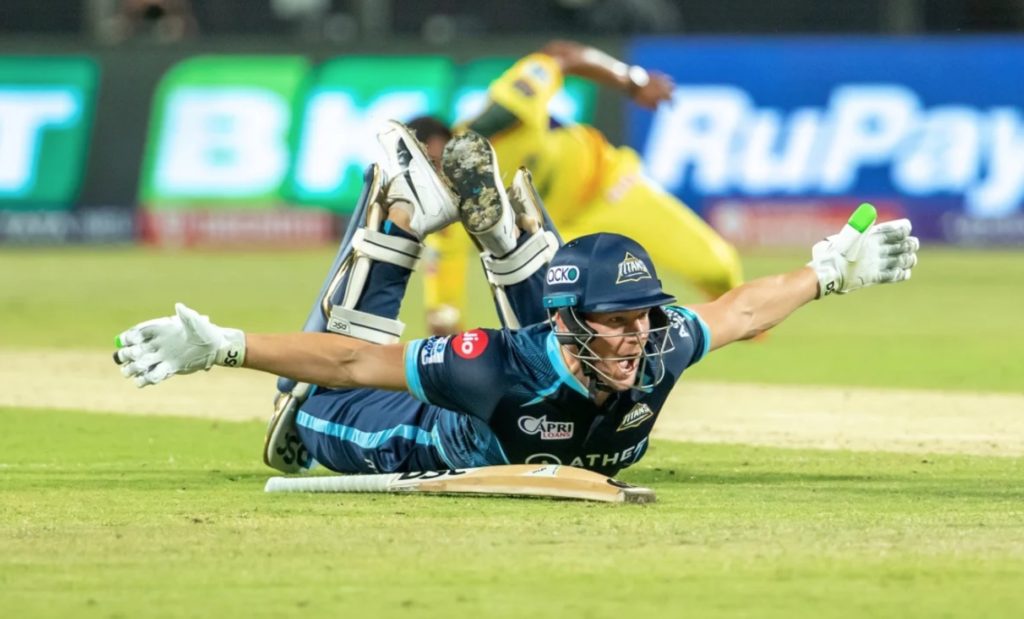 David Miller dives IPL 2022 Titans Chennai