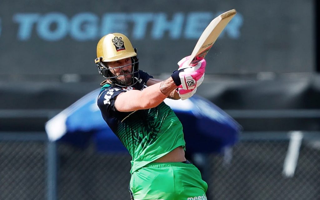 Faf du Plessis RCB IPL 8 May 2022