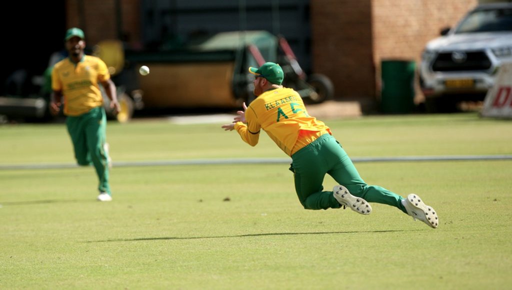 Heinrich Klaasen catch SA A Zim 2022