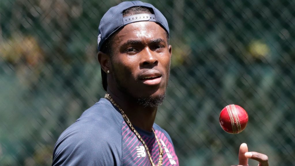 Jofra Archer England training