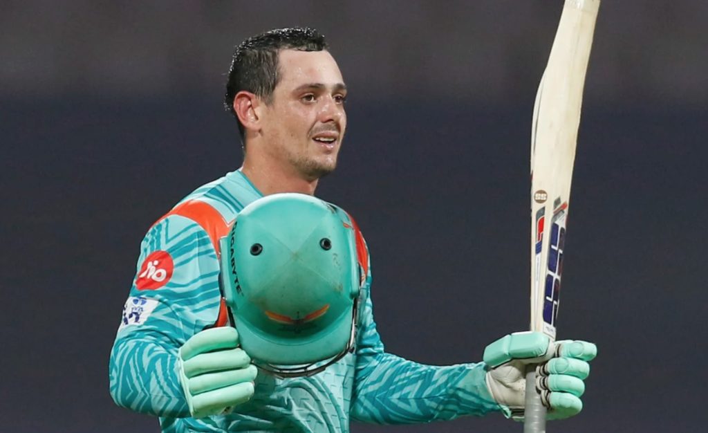 Quinton de Kock IPL 140 celebrates