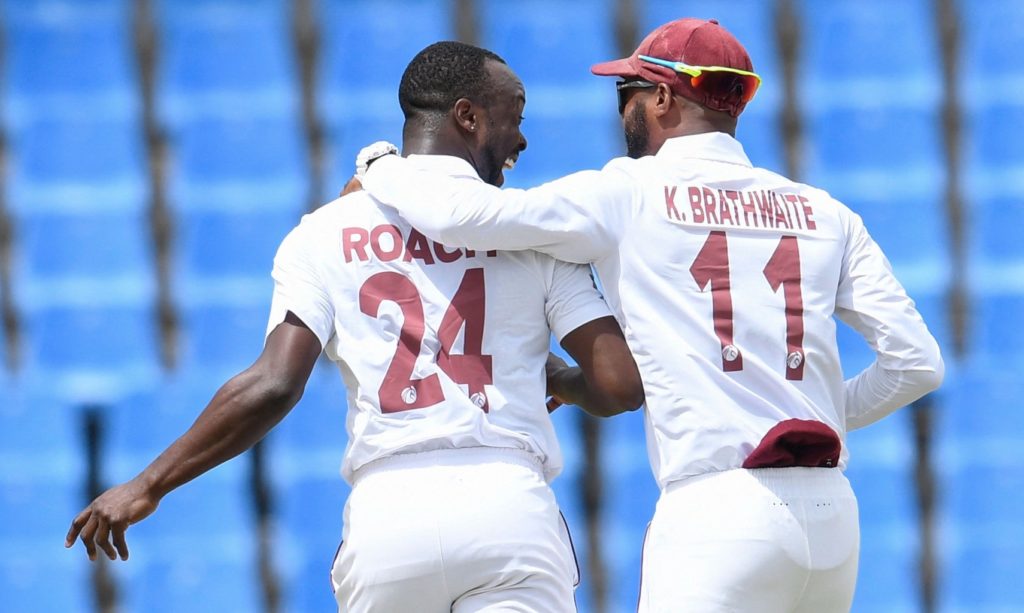 Kemar Roach Kraigg Brathwaite WI Bang