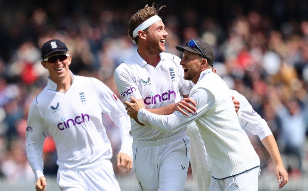 Stuart Broad England NZ 4 June 2022