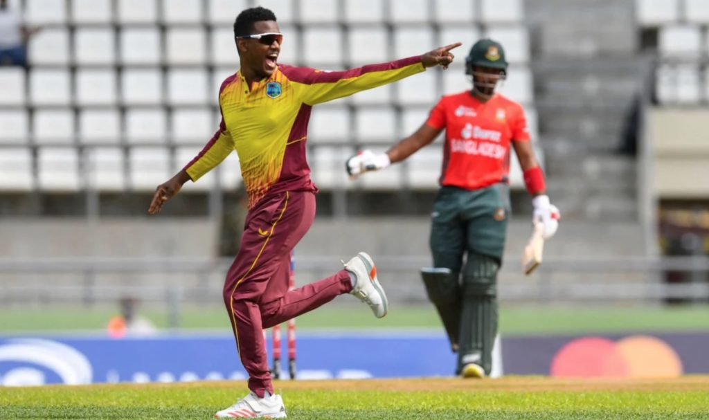 Akeal Hosein West Indies Ban 2 July 2022