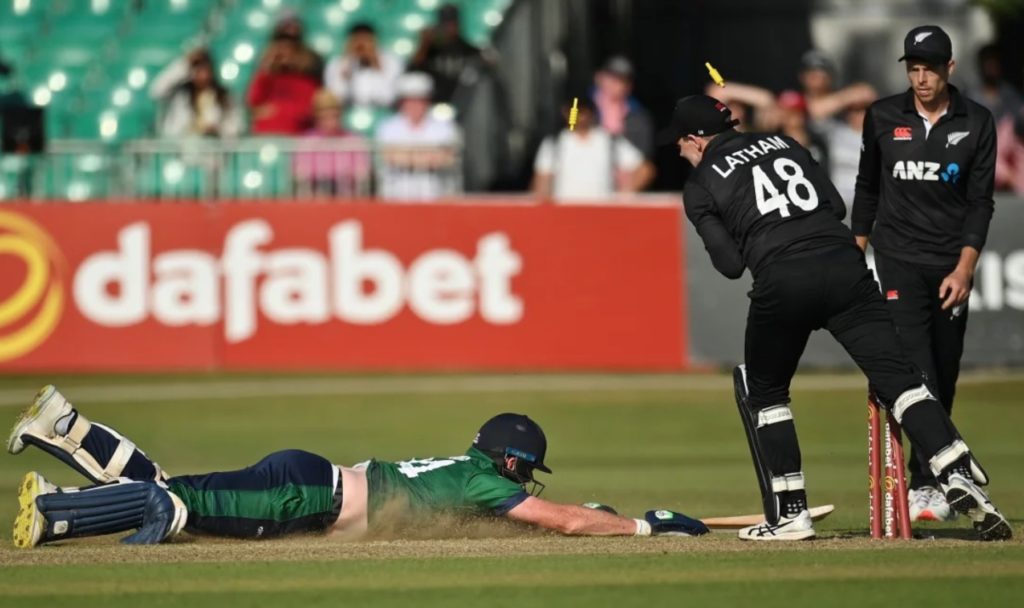 Craig Young run out Ireland 15 July 2022