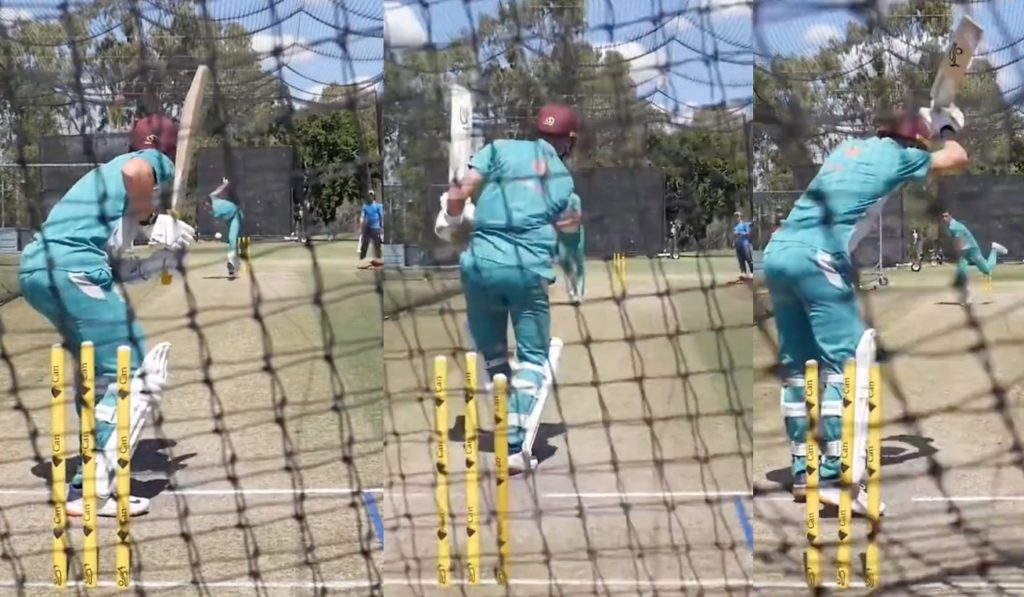 Labuschagne net battle Starc