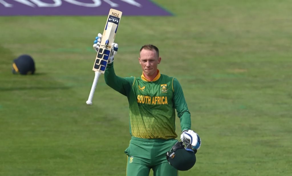 Rassie van der Dussen century SA Eng 19 July 2022