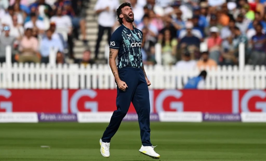 Reece Topley England India 14 July 2022