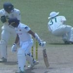 David Warner hit crotch flying bail