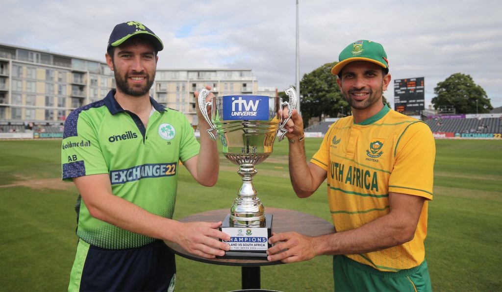 Andy Balbirnie Keshav Maharaj