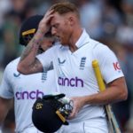 Ben Stokes dejected SA Lord's 2022