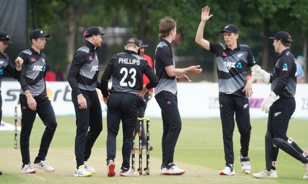 Black Caps wicket Netherlands 4 Aug 2022