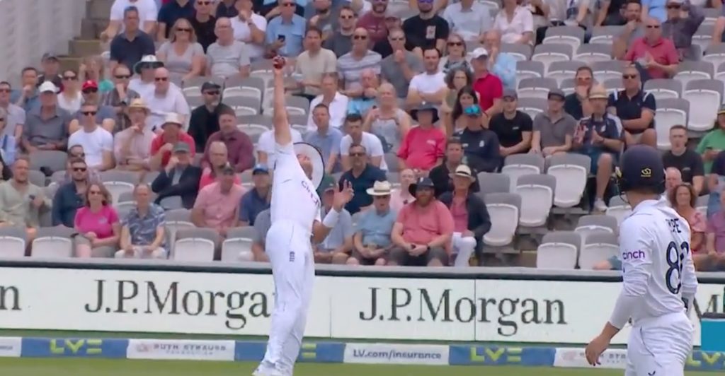 Brilliant Broad catch Lords