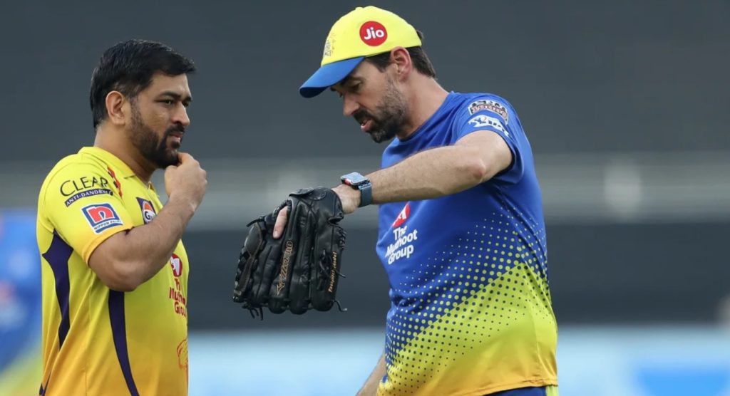 MS Dhoni Stephen Fleming CSK