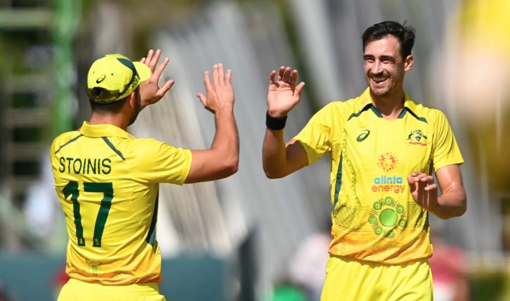 Mitchell Starc Aus Zim 31 Aug 2022