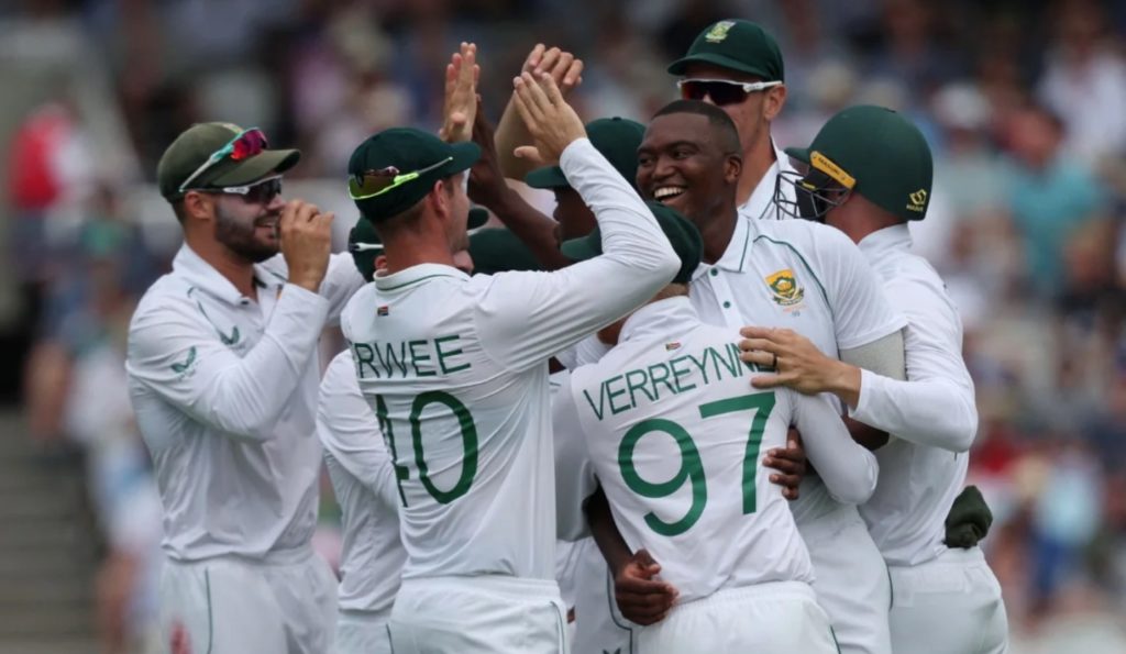 Ngidi Proteas wicket Lord's 19 Aug 2022