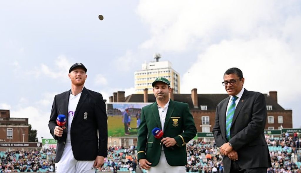 Ben Stokes Dean Elgar 8 Sep 2022