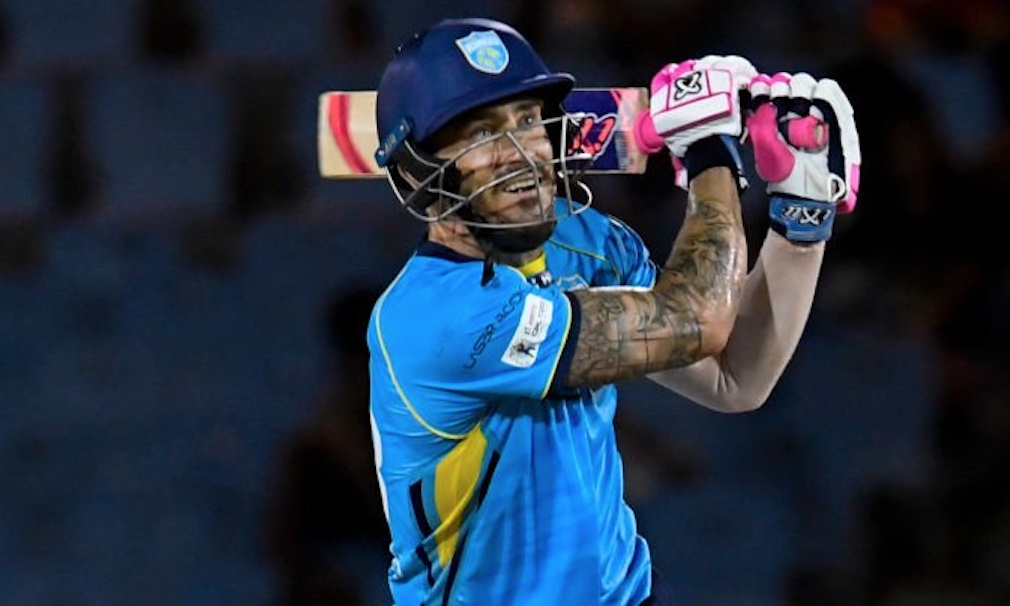 Watch Faf smashes 60 off 35 balls in CPL