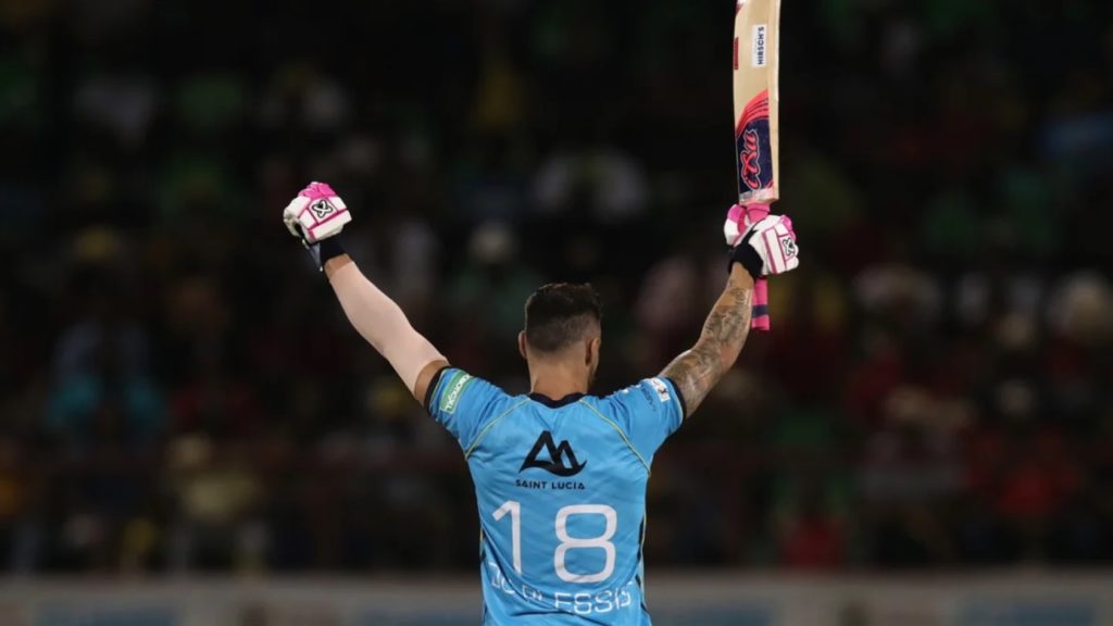 Faf du Plessis century CPL 22 Sep 2022