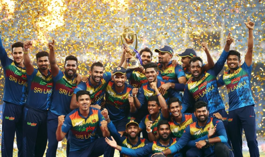 Sri Lanka Asia Cup trophy 2022
