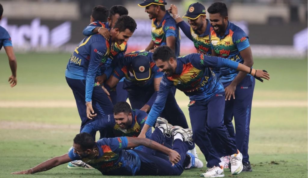 Sri Lanka celebrate Asia Cup 11 Sep 22