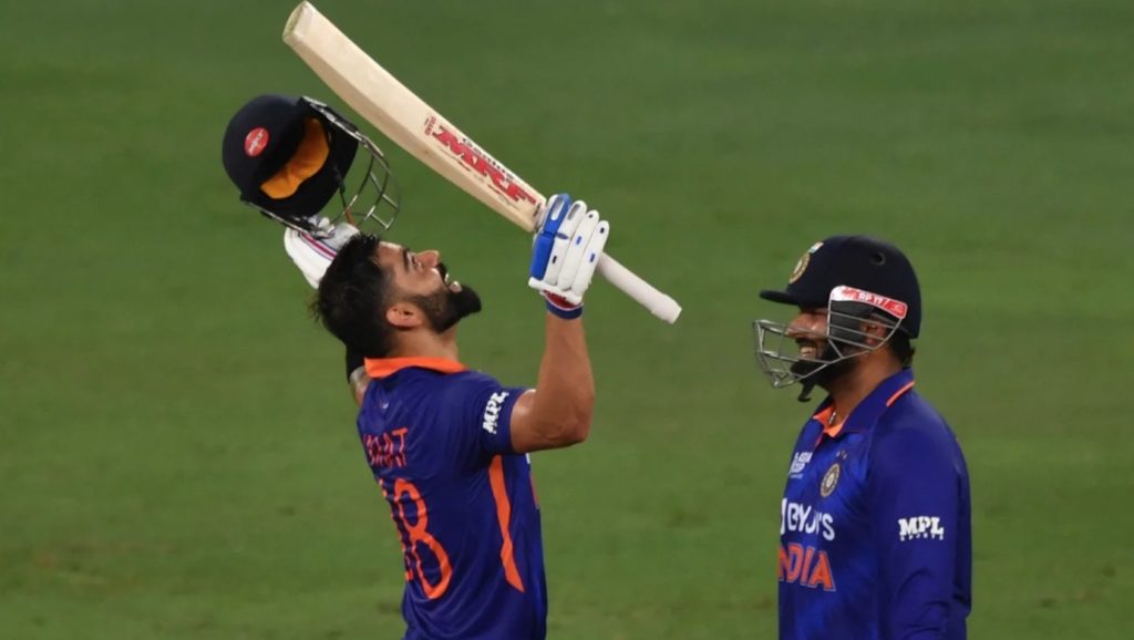 Virat Kohli India century 8 Sep 2022