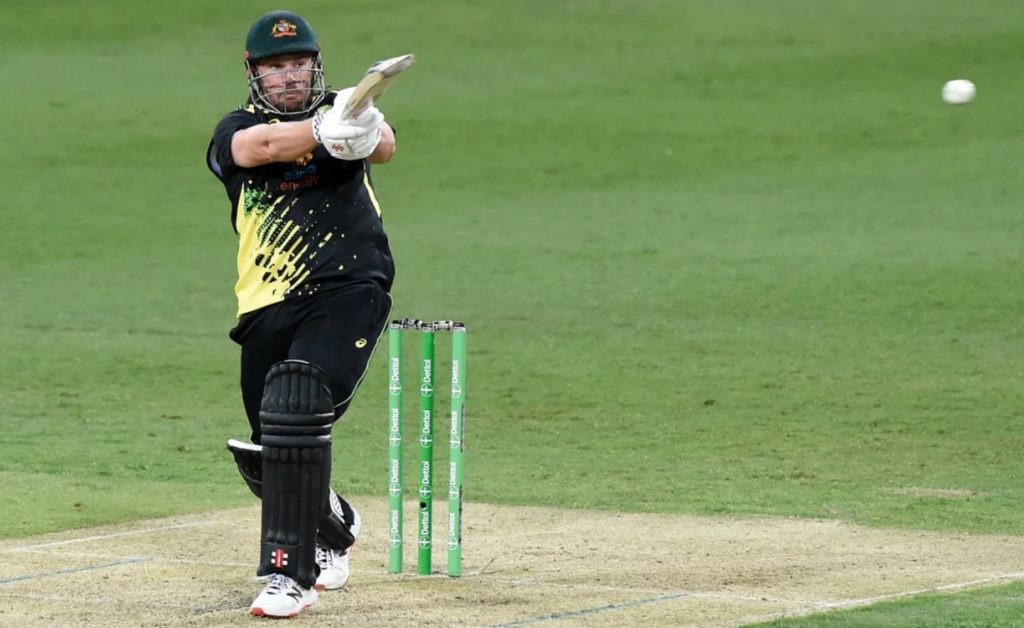 Aaron Finch Aus WI 5 Oct 2022