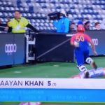 Aayan Khan trips