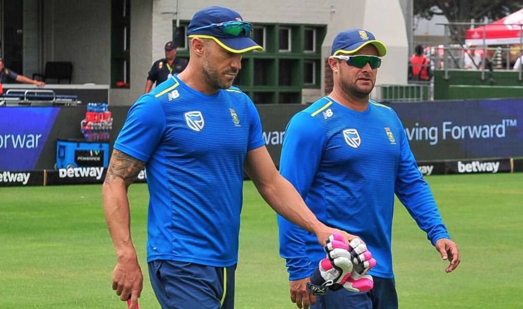 Faf du Plessis Mark Boucher