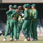 SA U19 celebrate wicket 8 Oct 2022