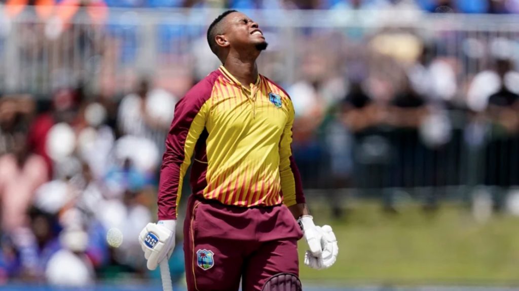 Shimron Hetmyer West Indies dejected