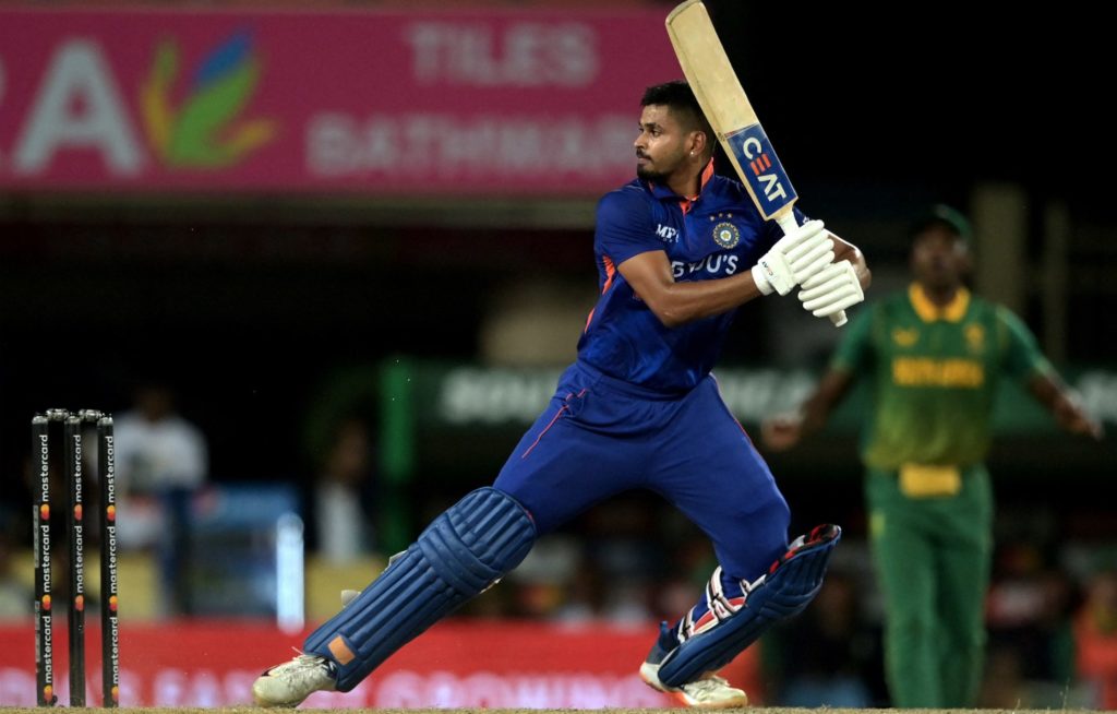 Shreyas Iyer India SA 9 Oct 22