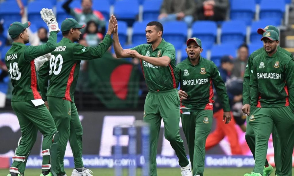 Taskin Ahmed decimates Netherlands at the T20 World Cup