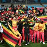 Zimbabwe Scotland celebrate 21 Oct 2022