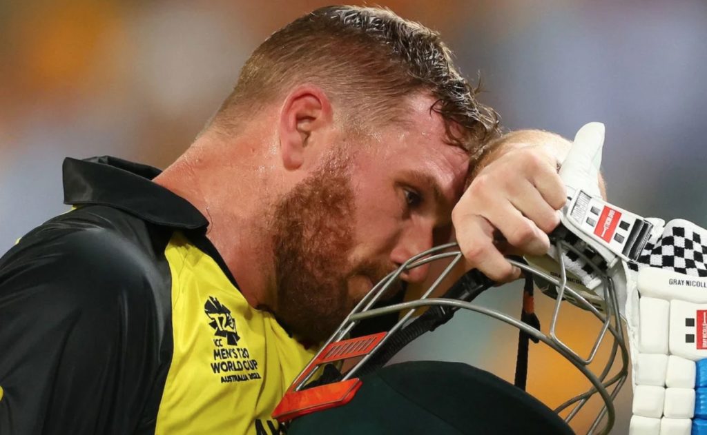 Aaron Finch Australia 31 Oct 2022