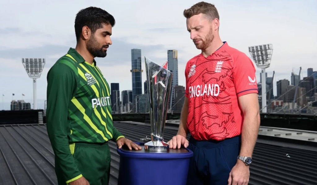 Babar Azam Jos Buttler T20 World Cup trophy