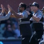 New Zealand celebrate wicket 4 Nov 2022