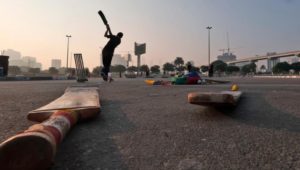 Qatar street cricket