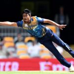 Ramod Madushan attempts to make a diving catch for Sri Lanka at the T20 World Cup