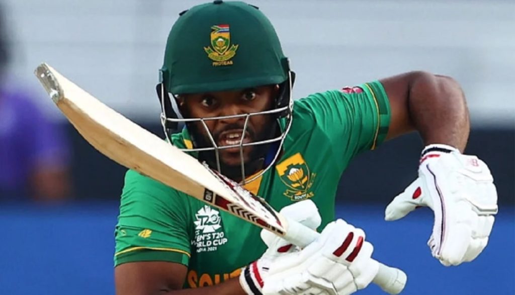 Temba Bavuma batting Proteas 2021 WC