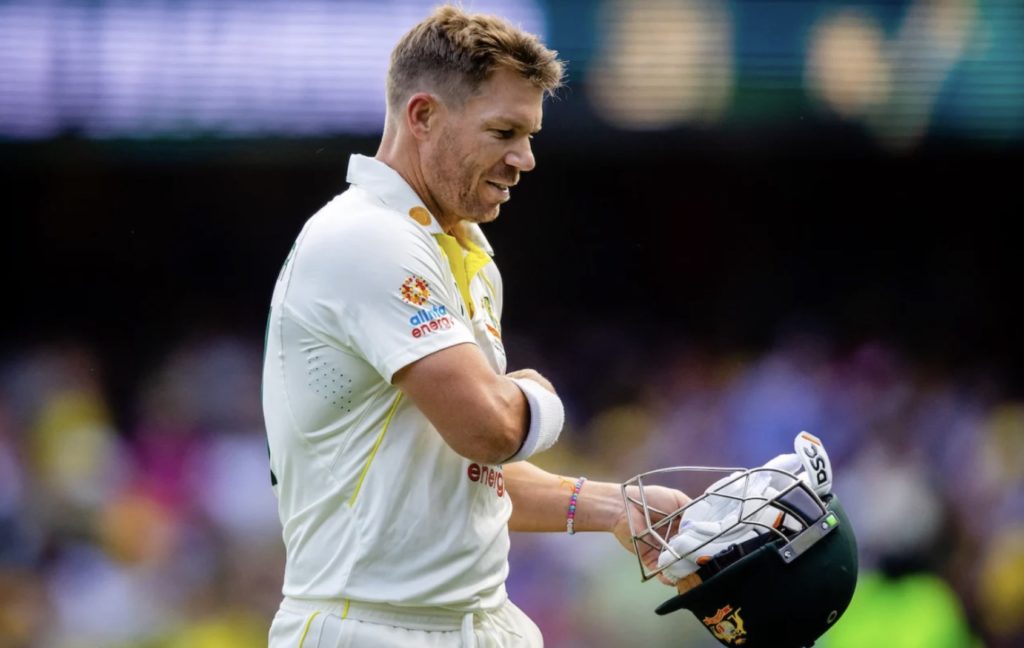 David Warner golden duck 17 Dec 2022