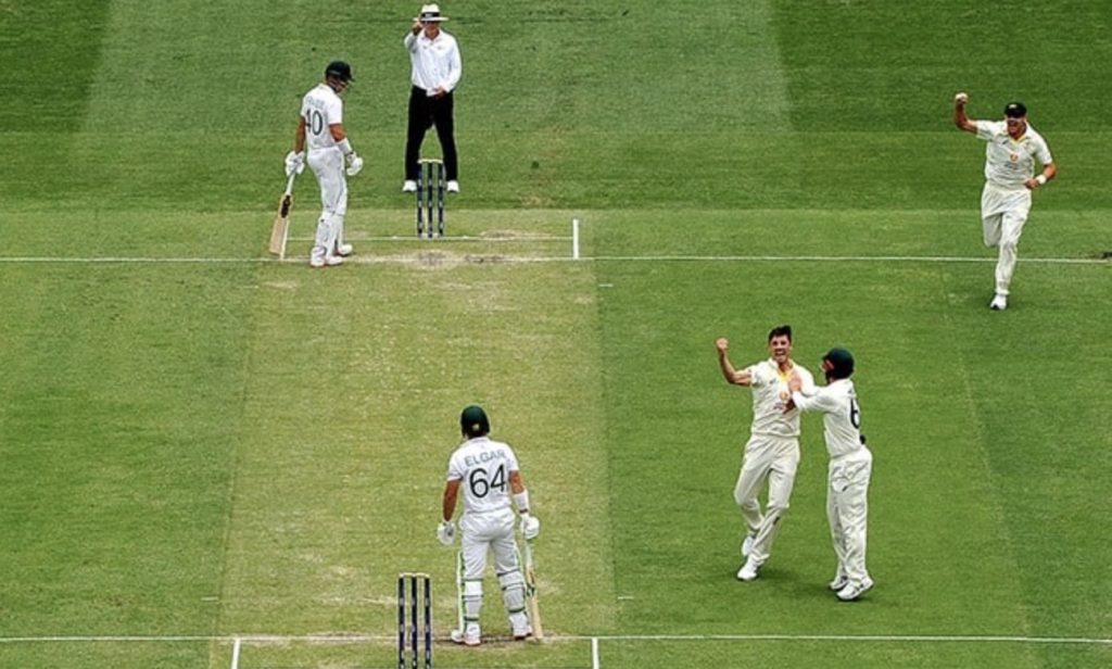 Gabba pitch Cummins Elgar